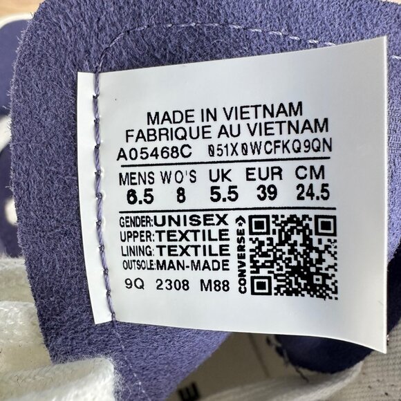 ⭐Converse Chuck Taylor All Star Cruise Size 6.5 Men Shoes Blue Sneakers A05468C⭐ - Picture 10 of 10